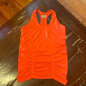 NWOT Athleta Fastest Track Tank Top - Orange/Coral Sz Large